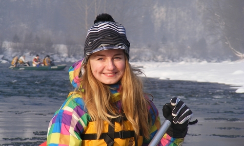 Zimný splav Dunajca, Pieniny Zimný splav Dunajca, Pieniny