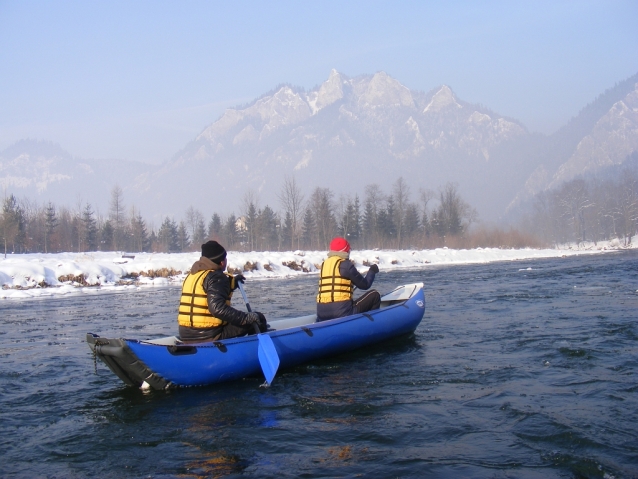 Zimný splav Dunajca, Pieniny