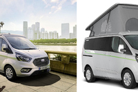 A pure-electric motorhome concept and a caravan that drives itself A pure-electric motorhome concept and a caravan that drives itself