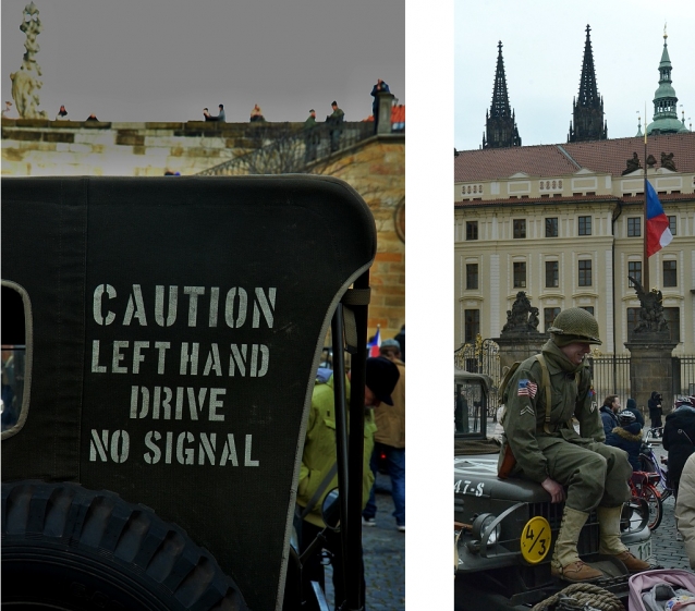 Konvoj svobody Jeep - spanilá jízda veteránů