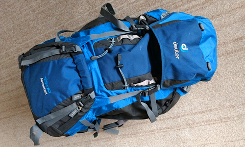 TEST Deuter Aircontact 55+10 TEST Deuter Aircontact 55+10