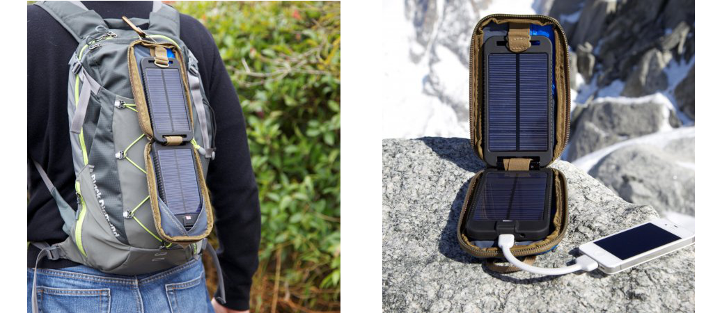 Solární nabíječka Powertraveller Solarmonkey Adventurer.