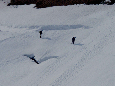 Laviny v Chamonix na Vánoce