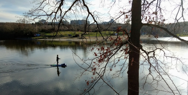 Kick&kayak na Hostivařské přehradě