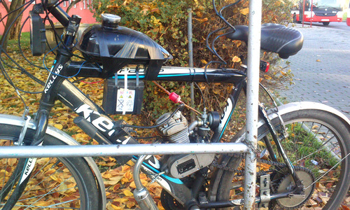 Vytuněné motokolo z Malešic Vytuněné motokolo z Malešic