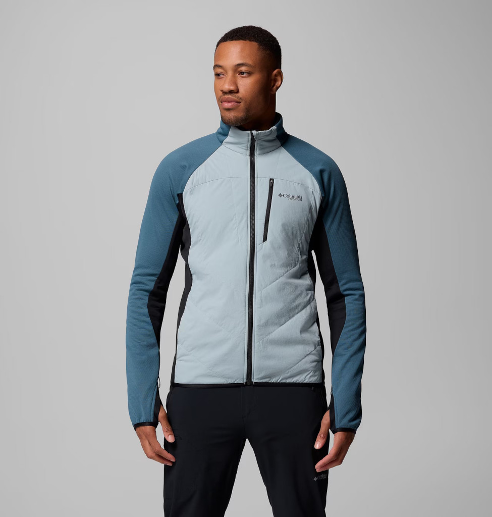 Columbia Arctic Crest Hybrid Full Zip.