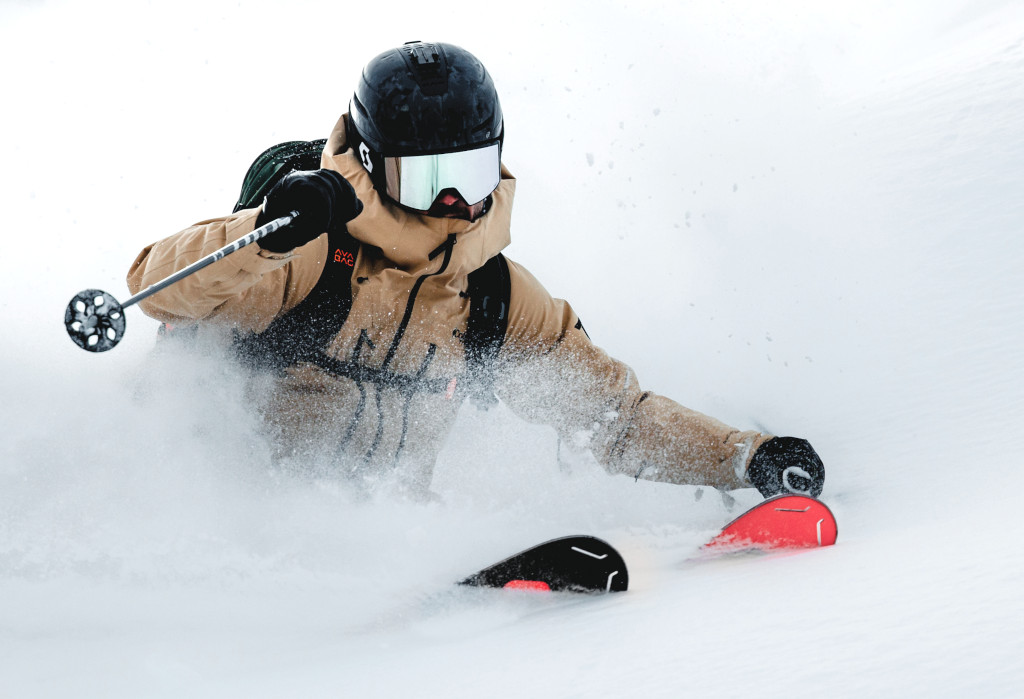 Freeride v prašanu.