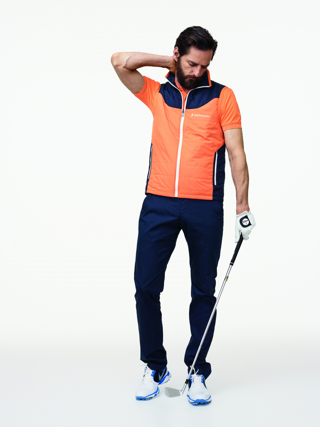 Peak Performance. Oblečení na golf:  Střední vrstva Wellsford Zip.