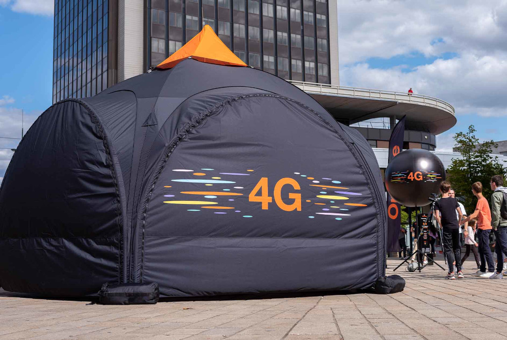 Kopulový stan dome.