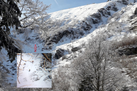 Mrtvý skialpinista na Pradědu