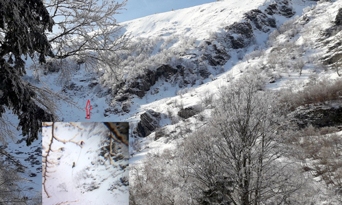 Mrtvý skialpinista na Pradědu Mrtvý skialpinista na Pradědu