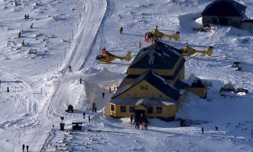 Dva lidé se zřítili ze Sněžky na sever Dva lidé se zřítili ze Sněžky na sever