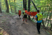 Pod Tanečnicou v Malé Fatře zkolaboval polský turista Pod Tanečnicou v Malé Fatře zkolaboval polský turista