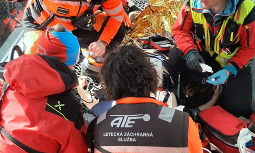 Snowboardista zkolaboval na Chopku Snowboardista zkolaboval na Chopku