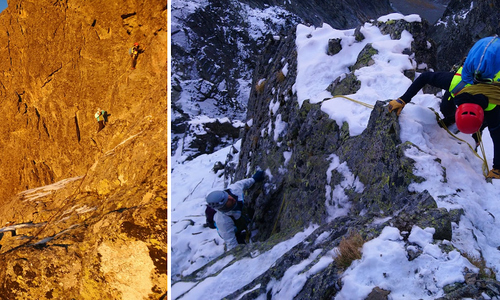 Vysoké Tatry: sníh na severu a vítr na hřebenech Vysoké Tatry: sníh na severu a vítr na hřebenech