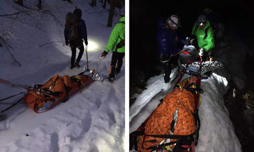Turista spadl na ledu pod Borišovem a zabil se