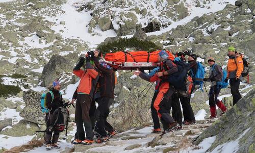 Polský turista zmrzl v sedle Váha Polský turista zmrzl v sedle Váha
