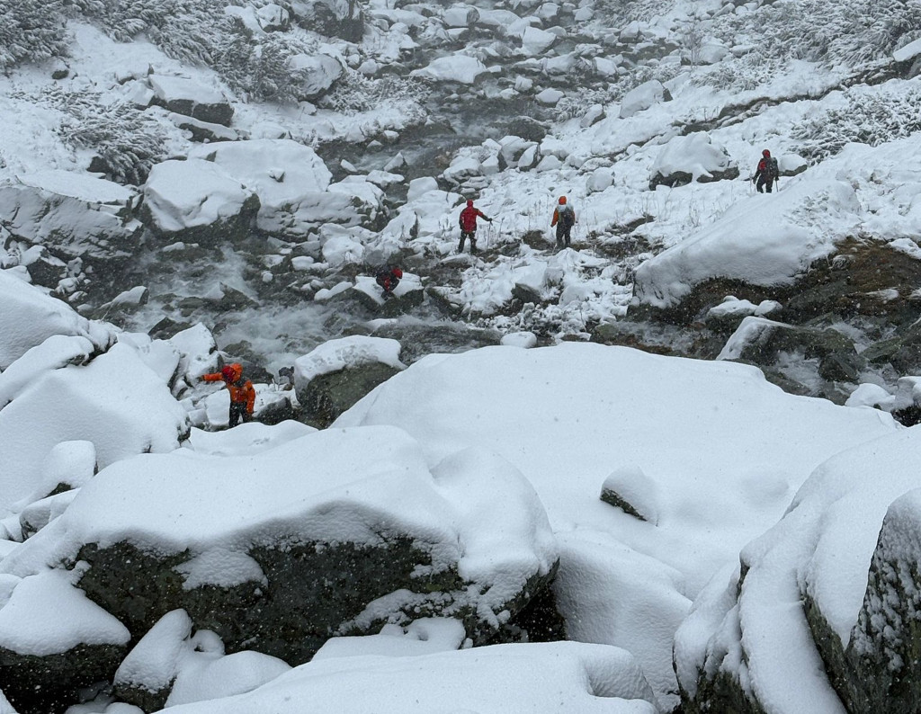 Malý Studený potok, Vysoké Tatry 25. října 2025. Malý Studený potok, Vysoké Tatry 25. října 2025.