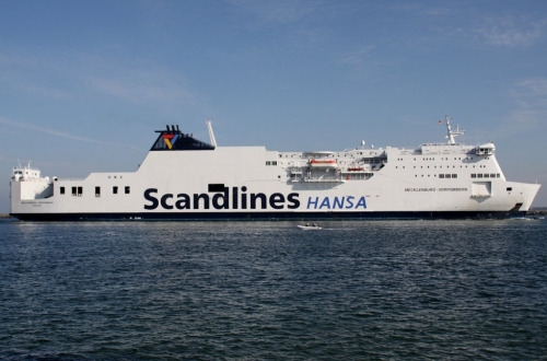 Skandinávský trajekt Scandlines.