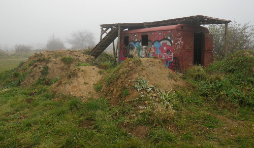Bikepark Na Plachtě u Třebohostic.