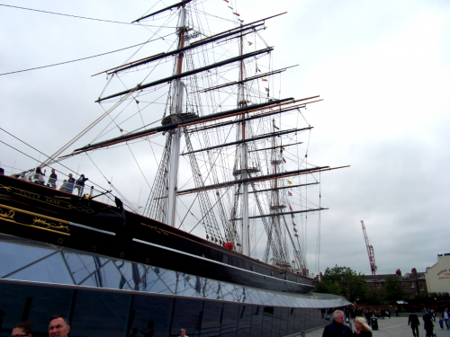 London, Cutty Sark (Královna moří).