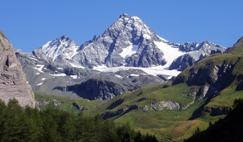 Grossglockner, jižní stěna.