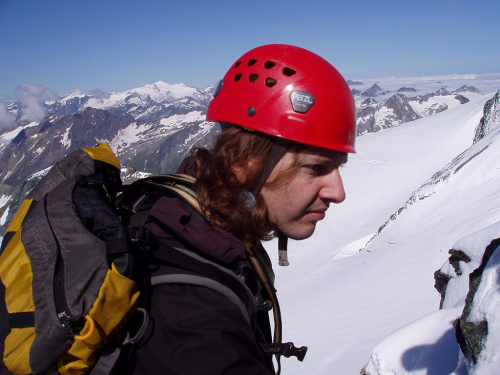 Grossglockner, Stüdlgrat, Kanzel, oblézání skalních věží.