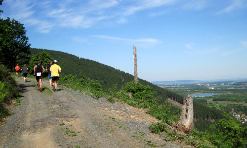 Bad Harzburger Bergmarathon. Některá stoupání byla kardiologickým zátěžovým testem.