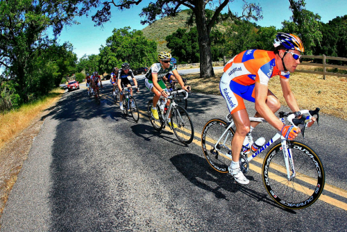 Cyklistická stáj Rabobank závodí v Kalifornii.