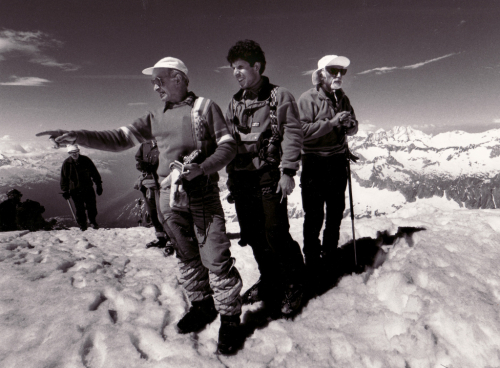 Martin Miechssner, Georges Pandolfi a Albert Eggler na Galenstock (1994).