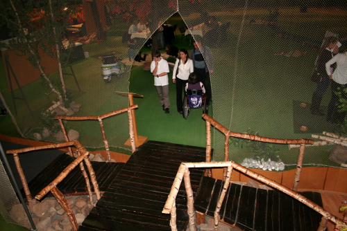 Indoor golf Erpet Praha.