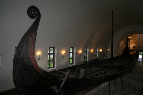 Vikingské muzeum v Oslu.