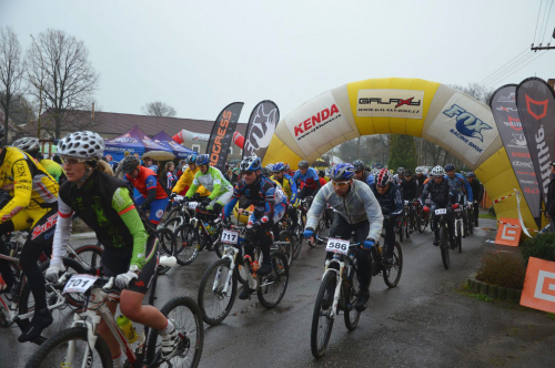 Tálínský cyklomaraton 2013. Start krátké trati.