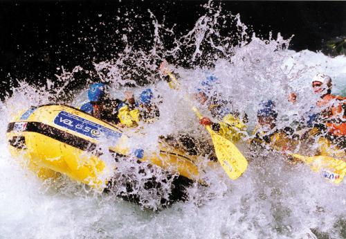 Rafting na italské řece Noce.