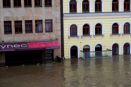 Vltava, Praha. Povodně 2013.