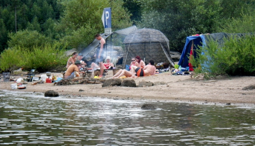 Orlík, Bukovanská zátoka, poloostrov pod Taterovým vrchem.