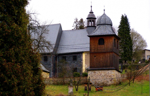 Kryštofovo Údolí, kostel svatého Kryštofa.
