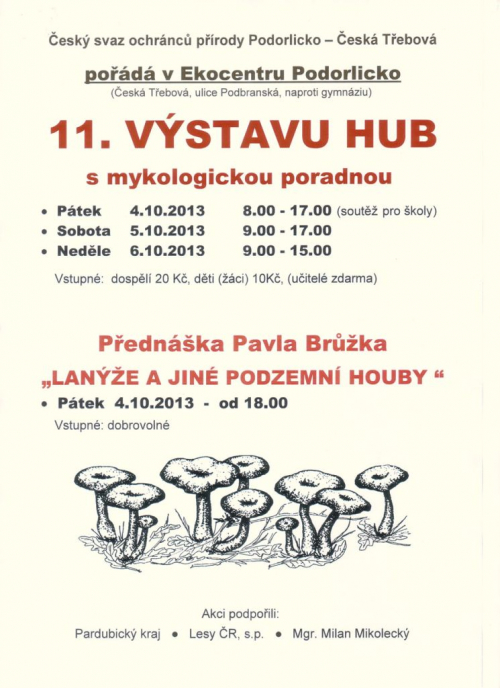 Výstava hub 2013.