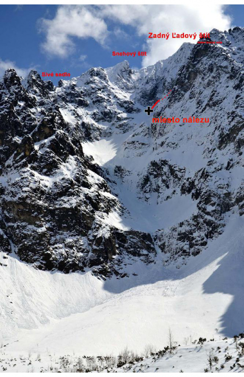 Smrtelný pád horolezce ze Zadního Ledového štítu do Ledové dolinky 9.11.2013.