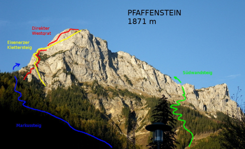 Pfaffenstein, Ybbstaler Alpen. Eisenerz.