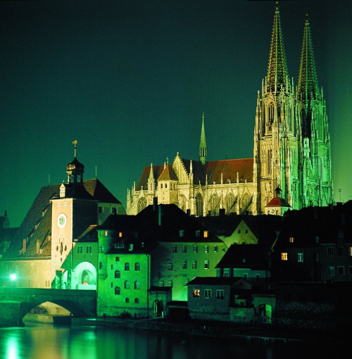 Regensburg, chrám svatého Petra.