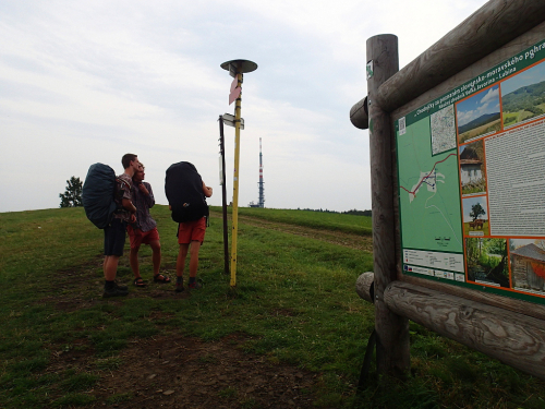 Javořina / Javorina (969 m) v Bílých Karpatech.