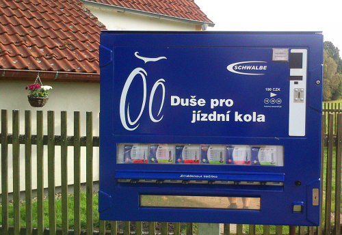 Cyklistická samoobsluha u Lutové na Třeboňsku.