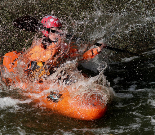 Botič - vodácké splutí.