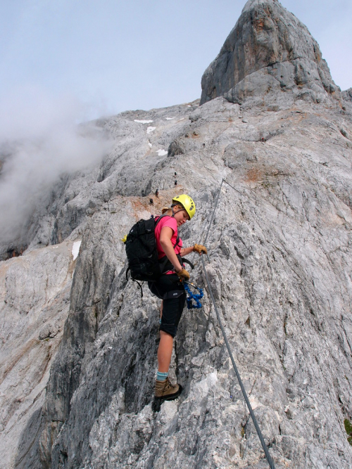 Feráta Königsjodler na Hochkönig.