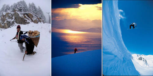 Kavkaz, Turecko, heliskiing v panenském terénu.