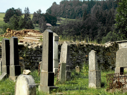 Rožmberk, starý židovský hřbitov.