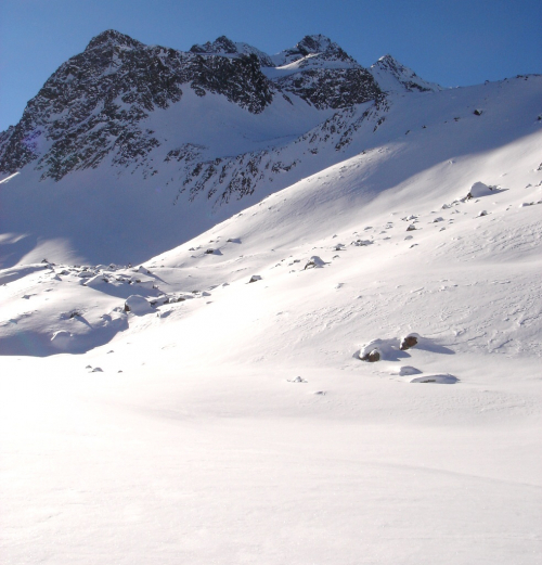 Sellrain na lyžích - skialpinismus.