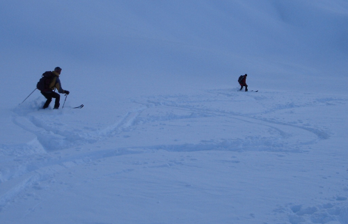 Sellrain na lyžích - skialpinismus.