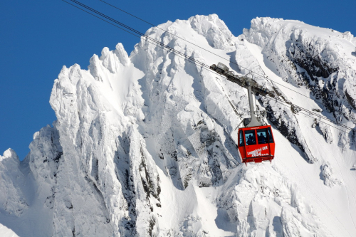 Vysoké Tatry, lanovka na Lomnický štít.